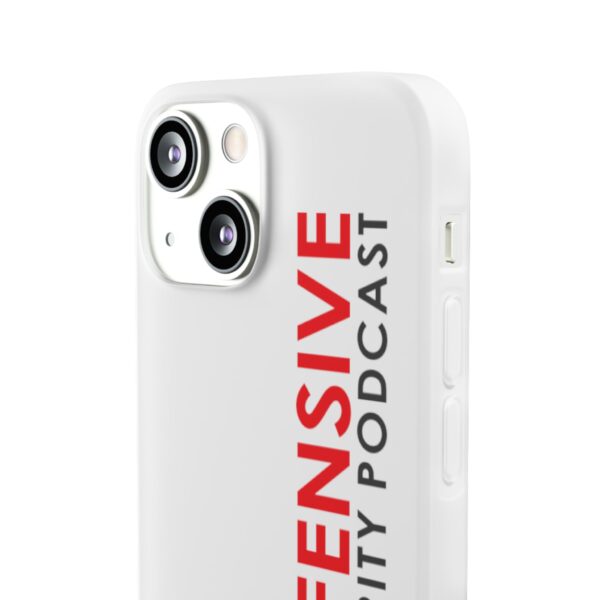 Defensive Security Podcast Flexi Case, Phone Cover, Custom Phone Case, Gifts for Podcast Lovers, Protective Phone Accessory - Image 140