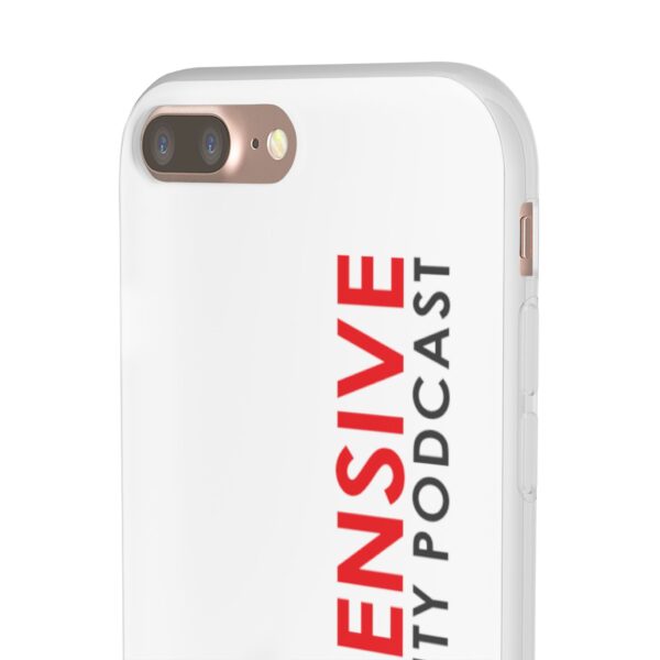 Defensive Security Podcast Flexi Case, Phone Cover, Custom Phone Case, Gifts for Podcast Lovers, Protective Phone Accessory - Image 84