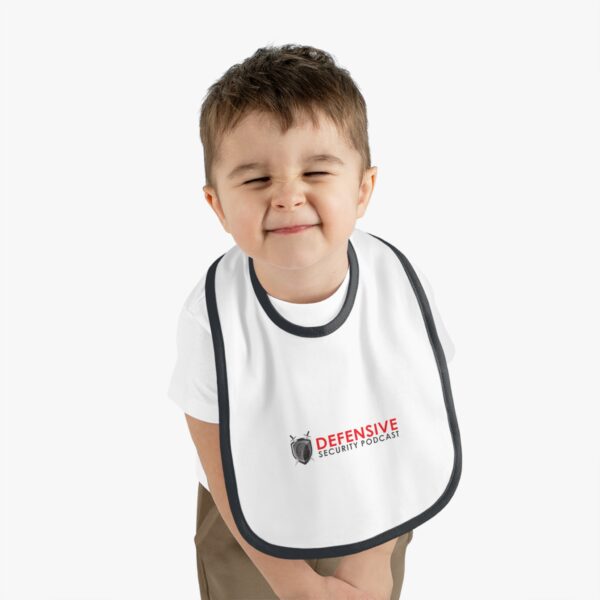 Baby Bib with Contrast Trim - Perfect for Gift, Baby Shower, Playtime, Newborns, and Everyday Use - Image 3