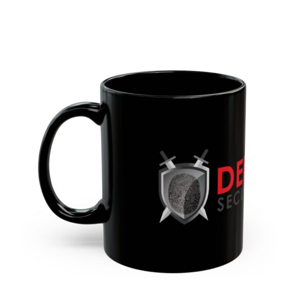 Defensive Security Podcast Mug, Custom Coffee Cup, Black Mug for Security Enthusiasts, Gift for Podcasters, Unique Office Decor - Image 3