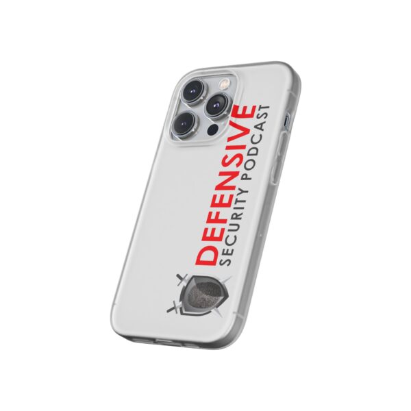 Defensive Security Podcast Flexi Case, Phone Cover, Custom Phone Case, Gifts for Podcast Lovers, Protective Phone Accessory - Image 204