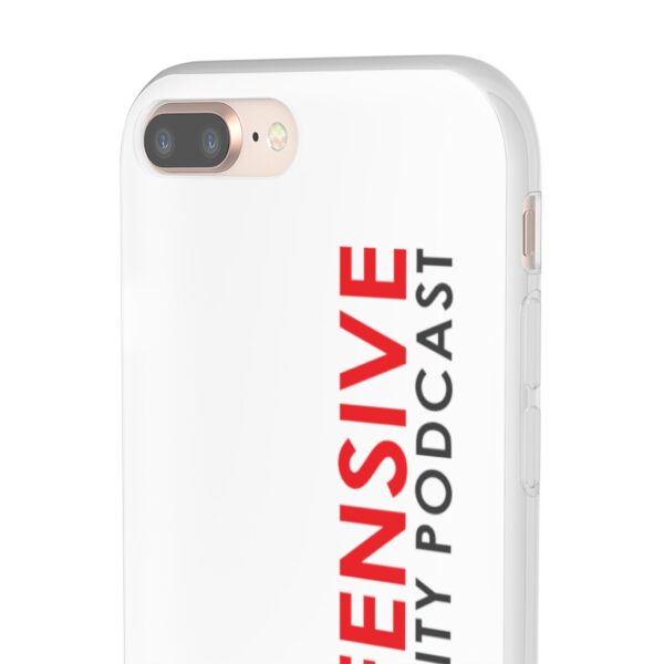 Defensive Security Podcast Flexi Case, Phone Cover, Custom Phone Case, Gifts for Podcast Lovers, Protective Phone Accessory - Image 5