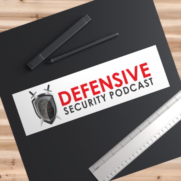 Defensive Security Podcast Bumper Stickers, Car Decals, Funny Stickers, Podcast Merchandise, Gift for Security Enthusiasts - Image 3