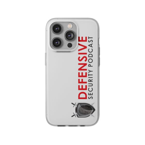 Defensive Security Podcast Flexi Case, Phone Cover, Custom Phone Case, Gifts for Podcast Lovers, Protective Phone Accessory - Image 201