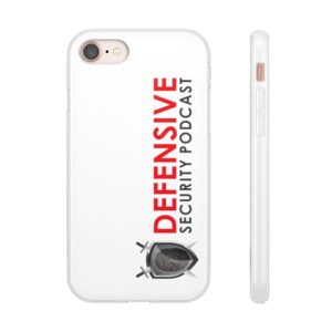 Defensive Security Podcast Flexi Case, Phone Cover, Custom Phone Case, Gifts for Podcast Lovers, Protective Phone Accessory