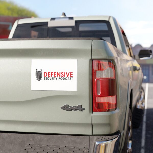 Defensive Security Podcast Car Magnets - Custom Vehicle Magnets, Funny Car Decor, Car Accessories, Gift for Podcast Fans, Vehicle Branding - Image 3