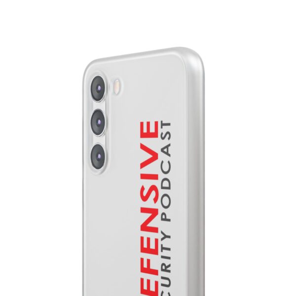 Defensive Security Podcast Flexi Case, Phone Cover, Custom Phone Case, Gifts for Podcast Lovers, Protective Phone Accessory - Image 246