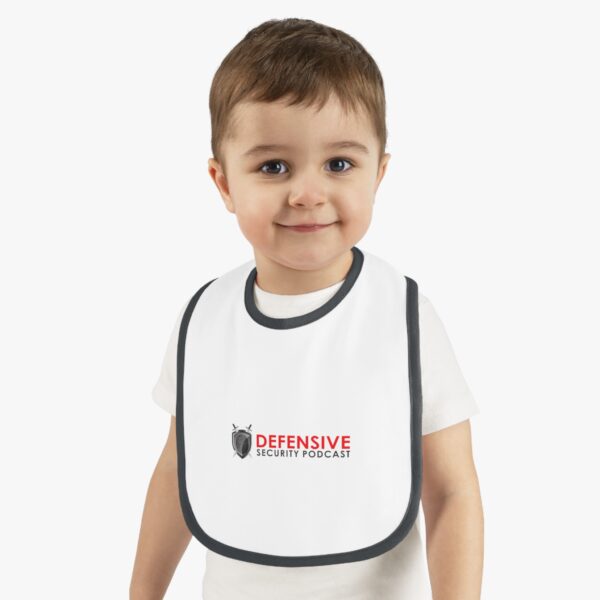 Baby Bib with Contrast Trim - Perfect for Gift, Baby Shower, Playtime, Newborns, and Everyday Use - Image 2
